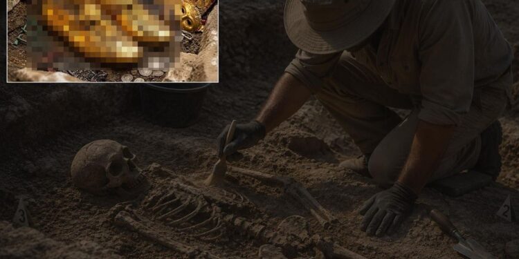 1500 yıl önce ölen genç kadının mezarından çıkana bakın