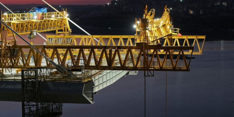 İstanbul’a 4. Köprü geliyor! Çalışmalar havadan görüntülendi